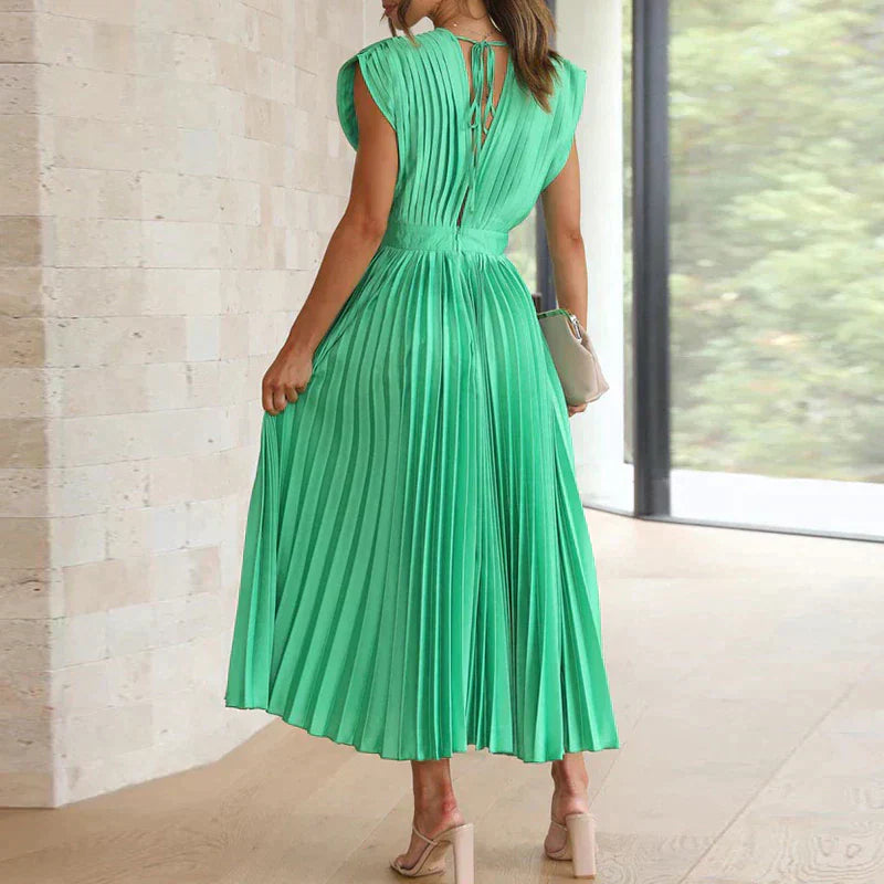 Elegant Pleated Dress