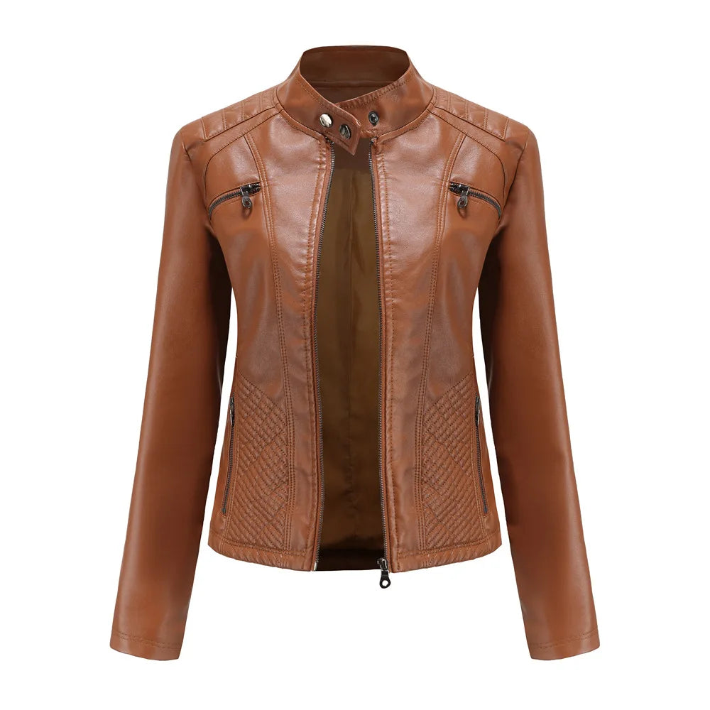 Fashionable Leather Jacket For Women