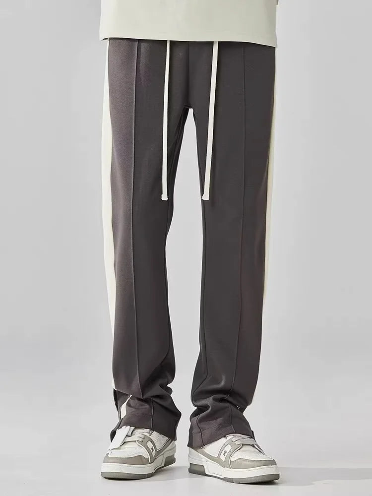 Cotton blend trousers