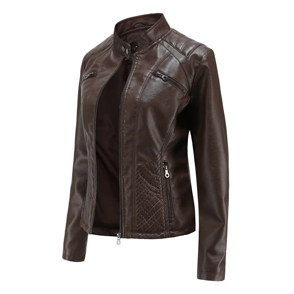 Fashionable Leather Jacket For Women