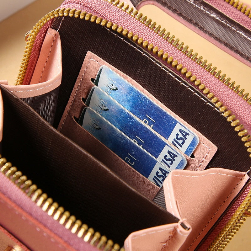 Leather smartphone clutch