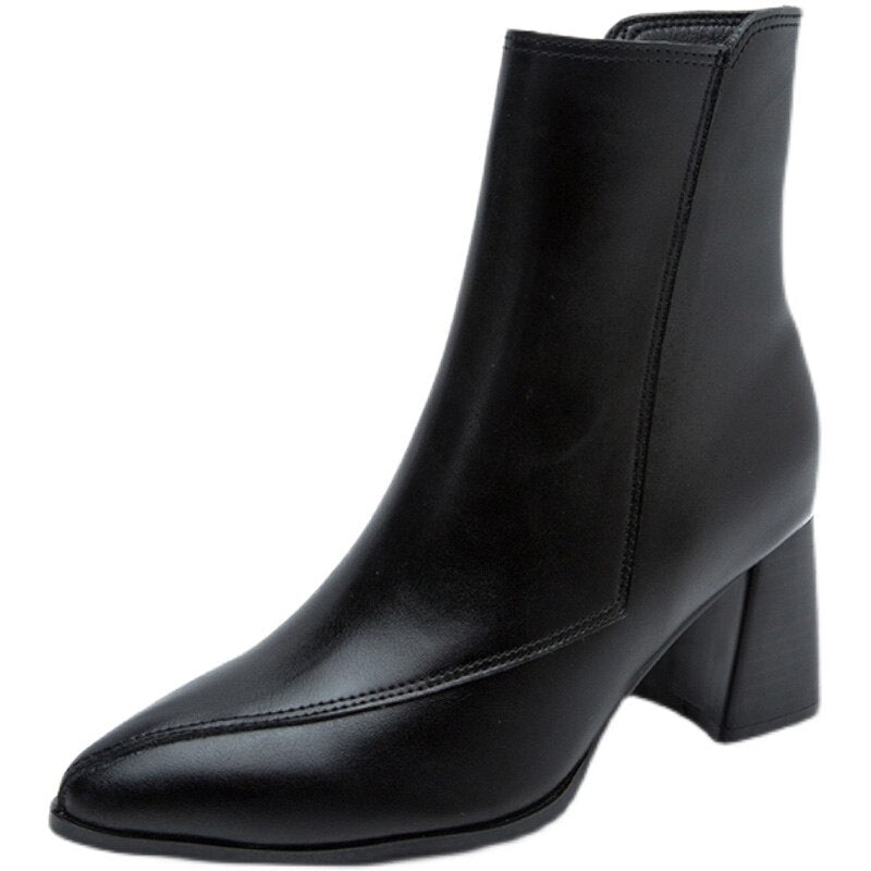 Women's ankle boots in style slim silhouette for timeless elegance