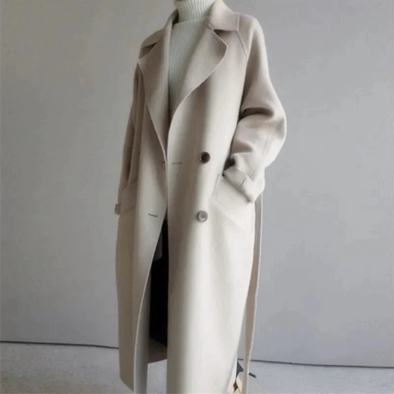 Ladies winter coat woollen coat