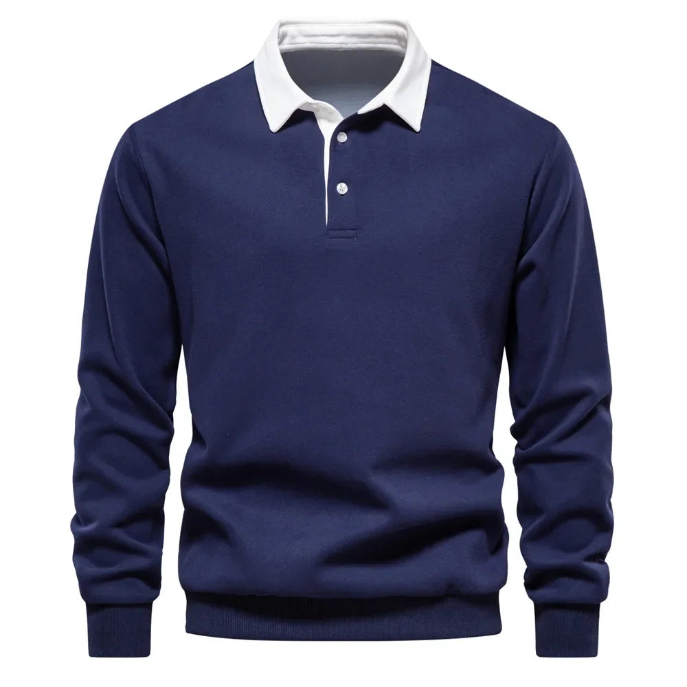 Classic Comfort Long-Sleeve Polo