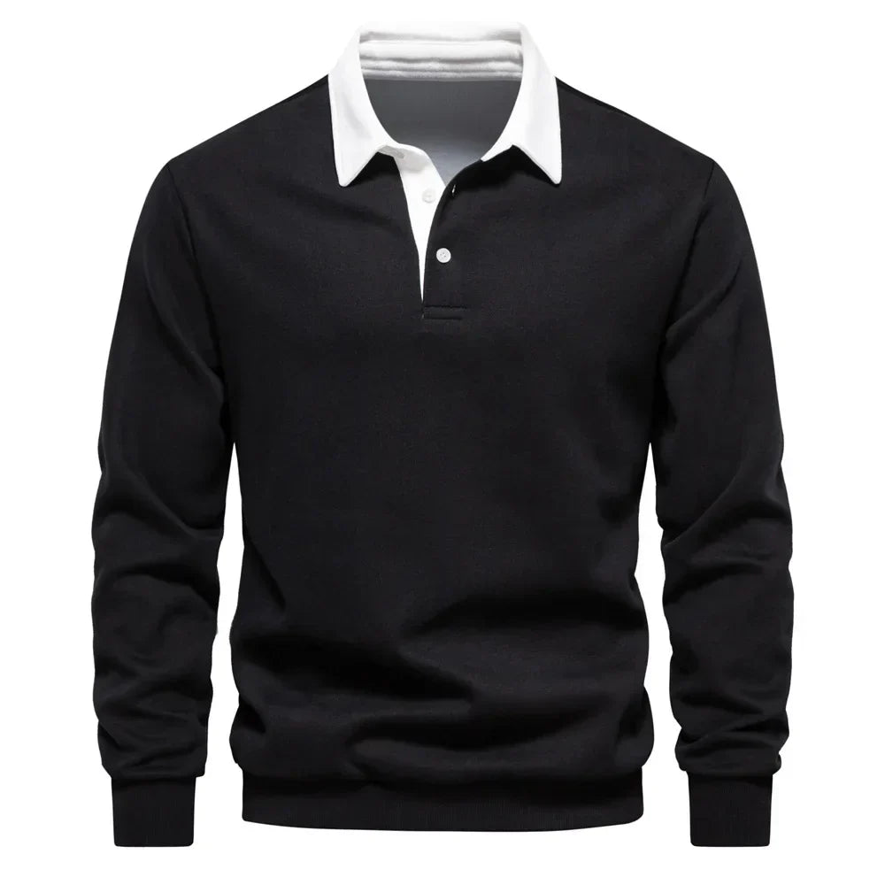 Classic Comfort Long-Sleeve Polo