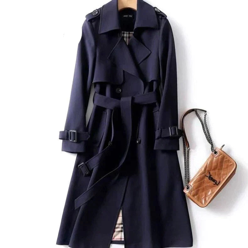 Women - Stylish Trench Coat - Elegant Design & Versatile Fit - Perfect for Any Occasion