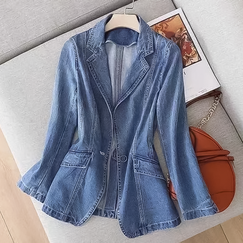 Modern denim blazer