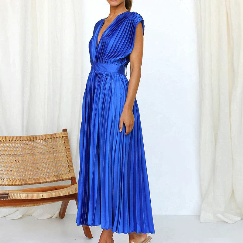 Elegant Pleated Dress