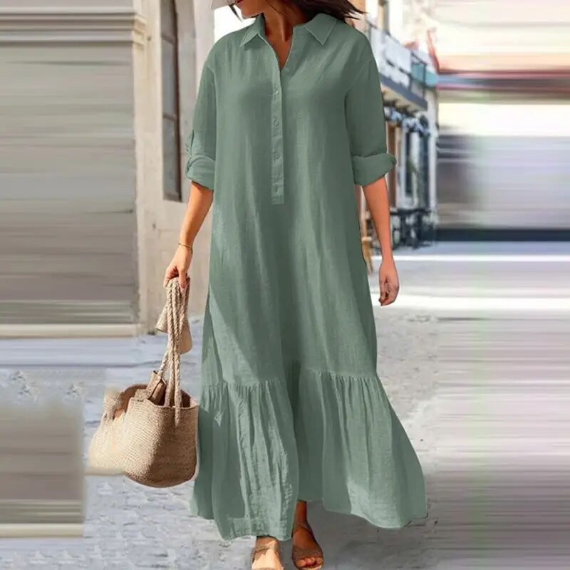 Casual chic long summer dress