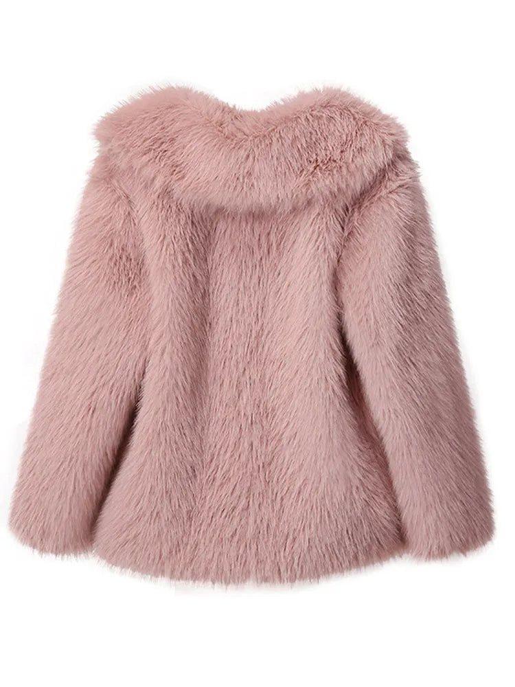 Slim Faux Fur Coat