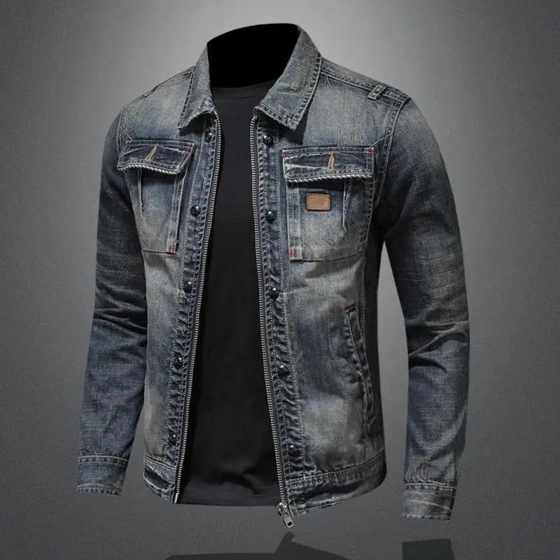 Vintage denim jacket for men