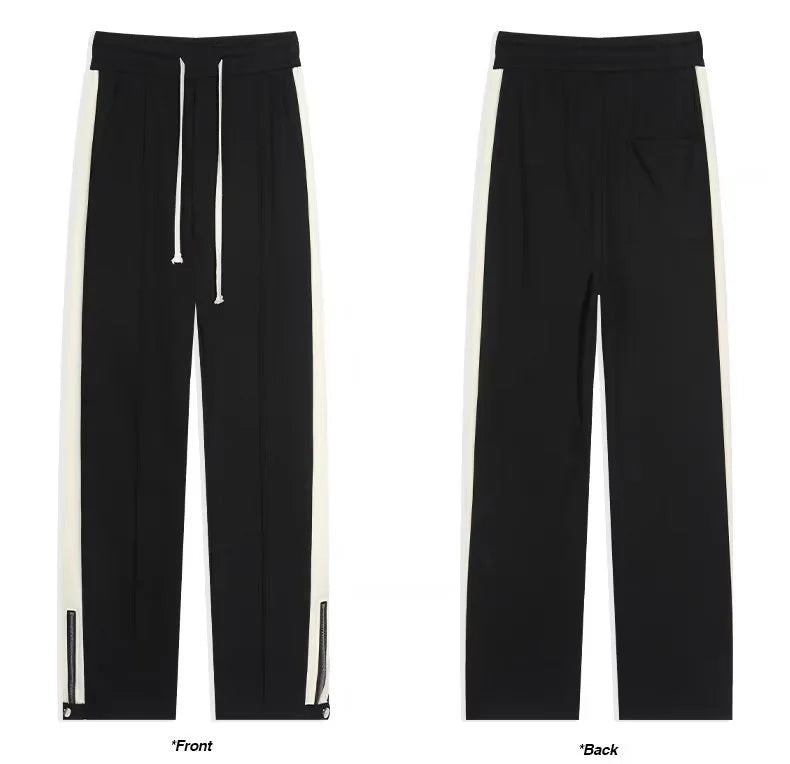 Cotton blend trousers