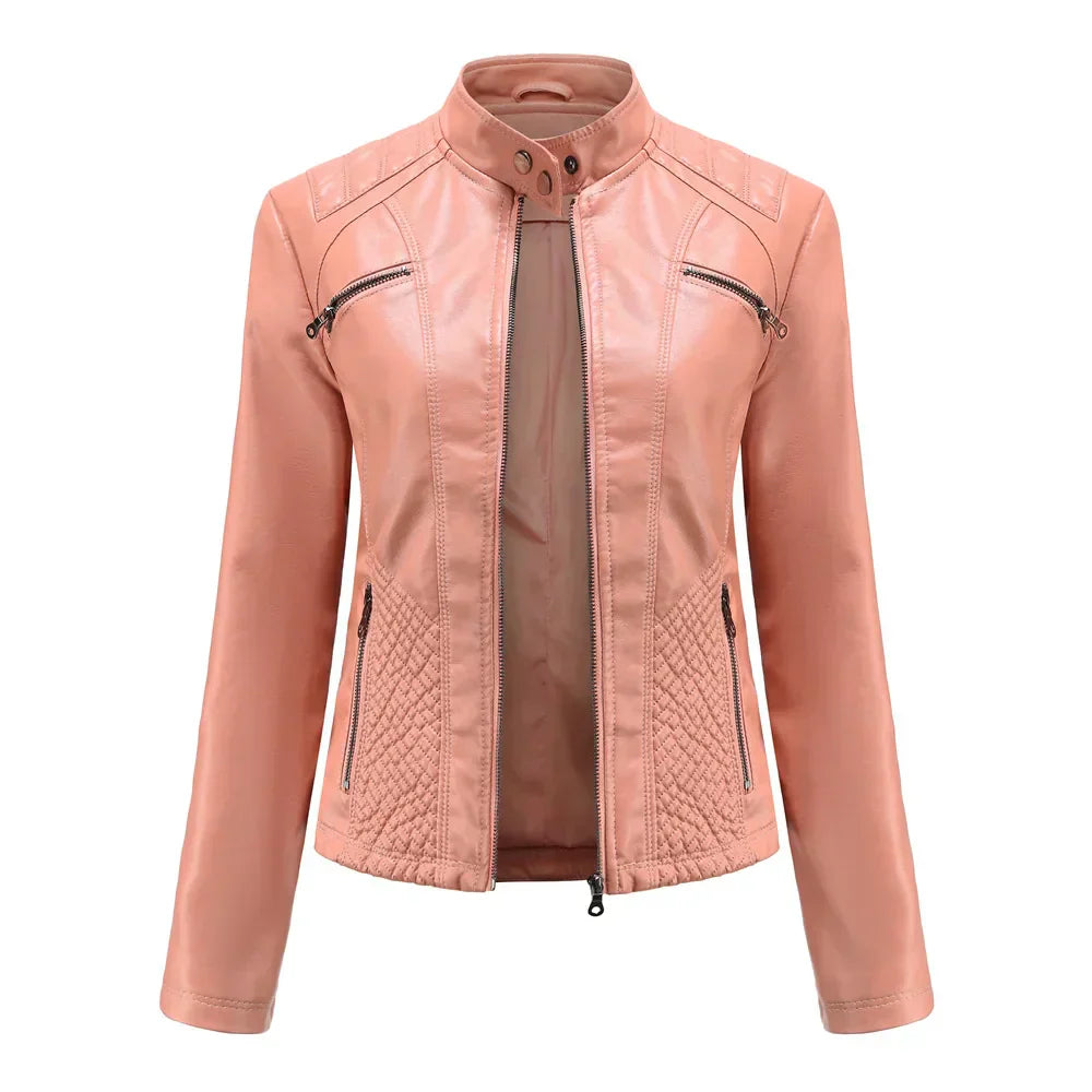 Fashionable Leather Jacket For Women