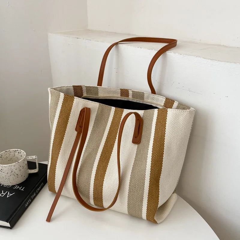 Valina Bag Stylish Striped Bag - Modern & Spacious