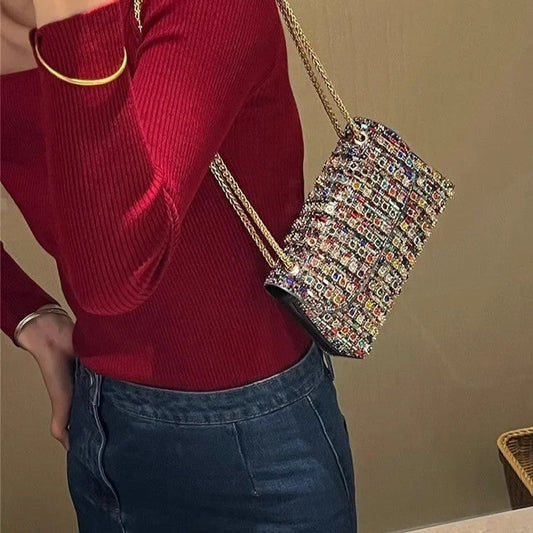 Women's Crystal Shoulder Bag