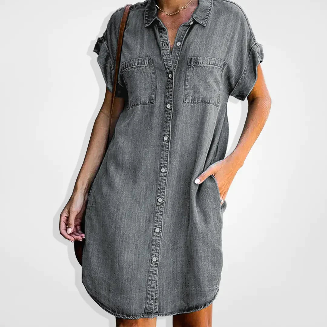 Denim dress