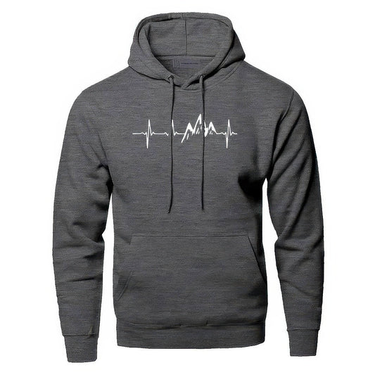 Men - Hoodie - Soft Cotton Blend - Stylish Casual Comfort Wear for Everyday Life