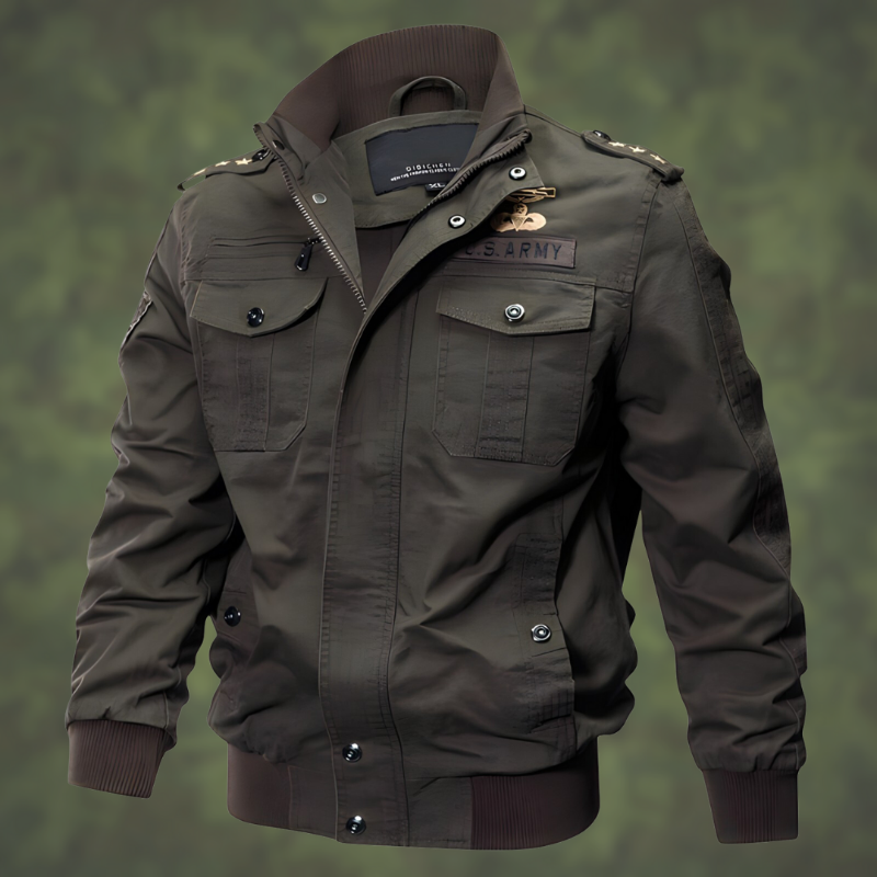 Military bomber jacket