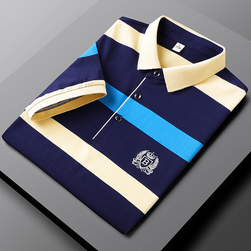 Striped Premium Men's Polo