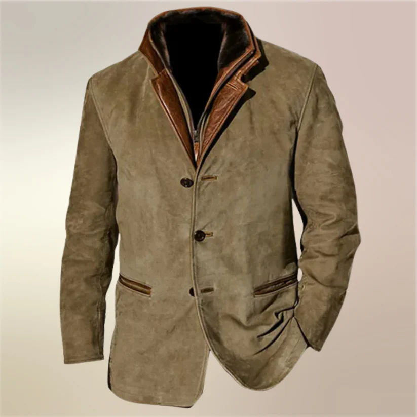 Vintage autumn jacket for men