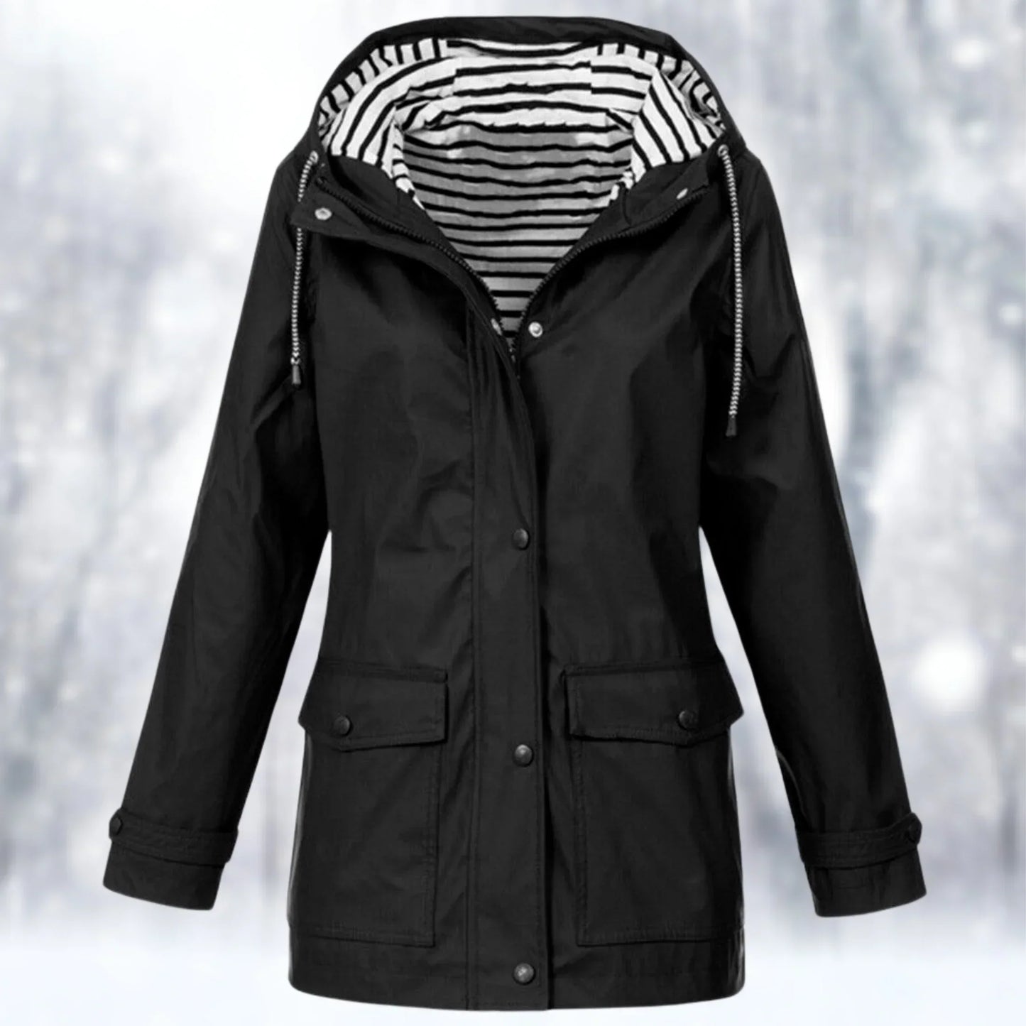 waterproof and windproof jacket for women