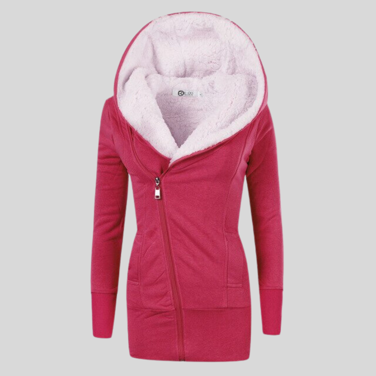 Women's Fleece Hooded Cardigan