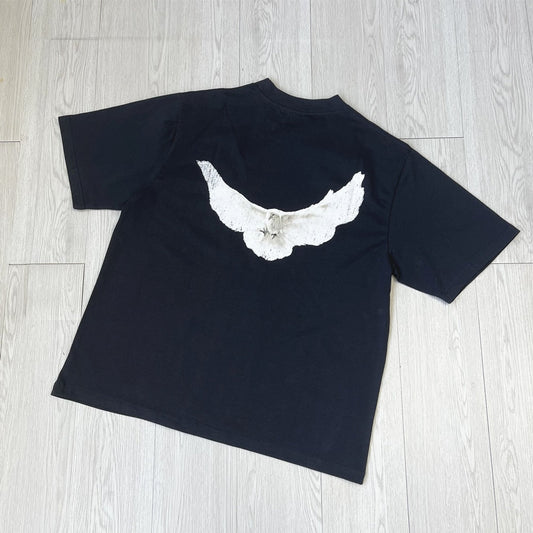 Vintage T-Shirt with loose fit and pigeon print