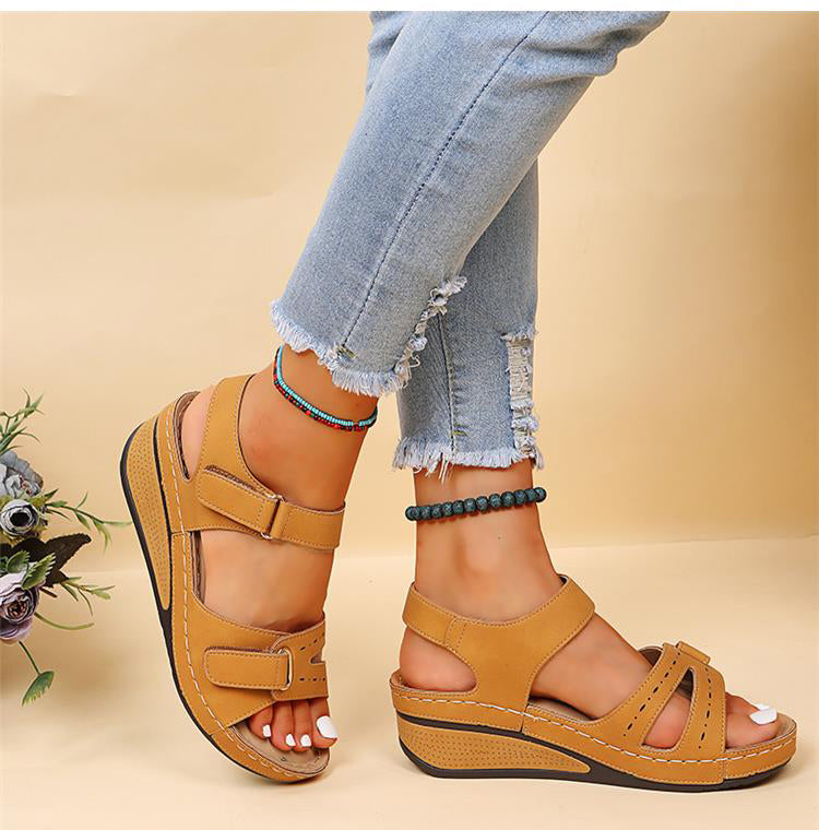 Open toe sandals to slip into