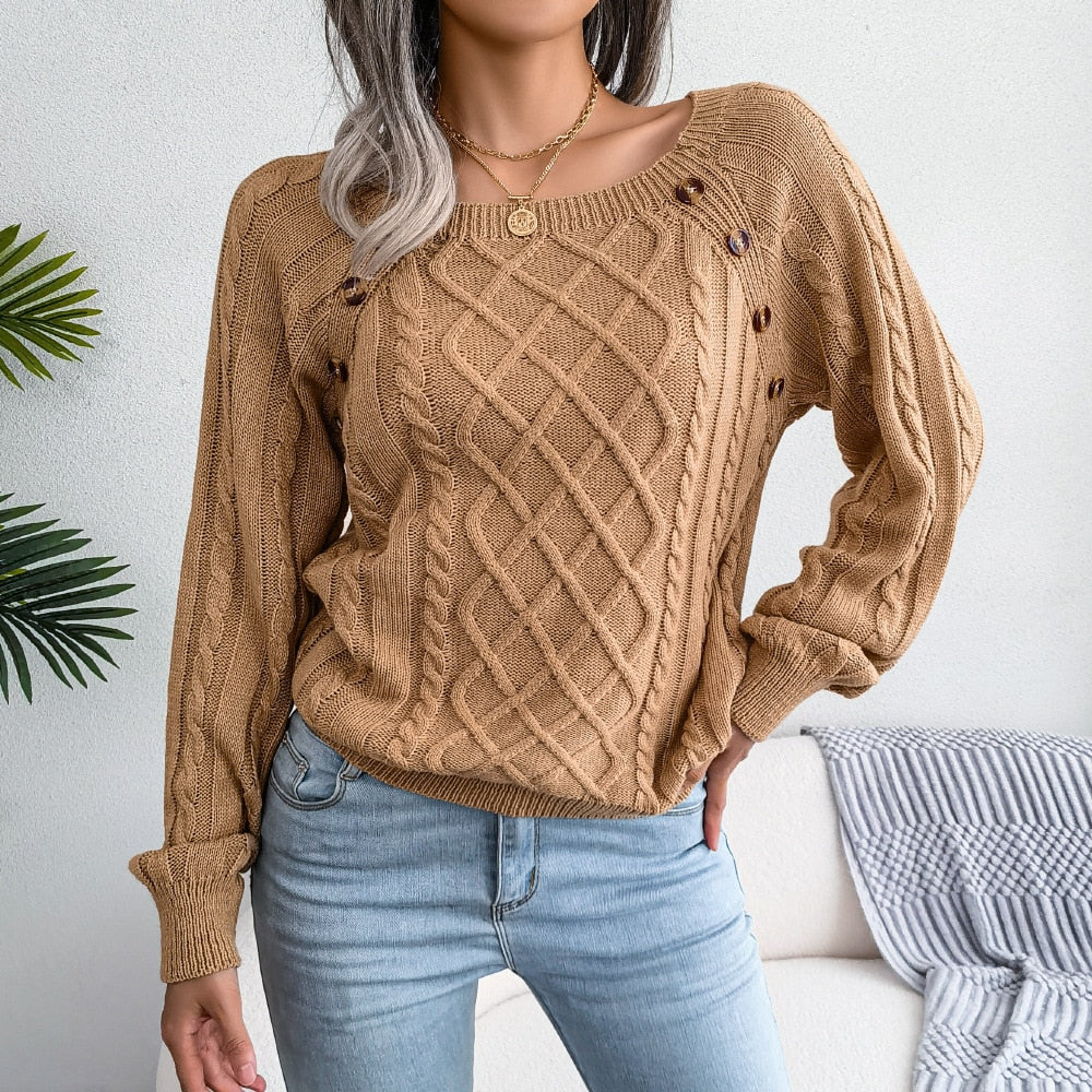 Casual knitted jumper