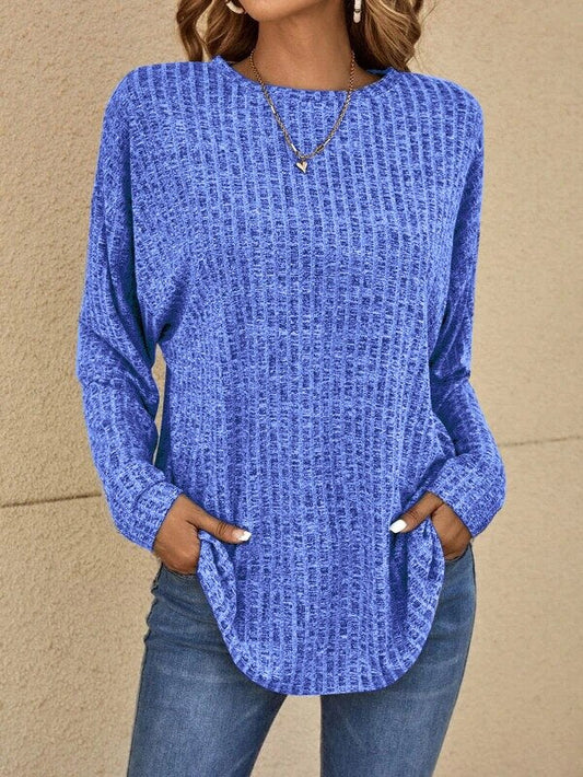 Ladies' long sleeve T-shirt - Loose-fit basic tee