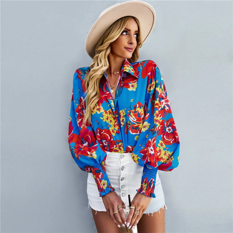 Chic blouse with front knot