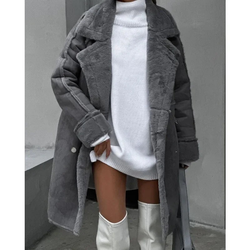 Wilhelmina - Elegant faux fur coat