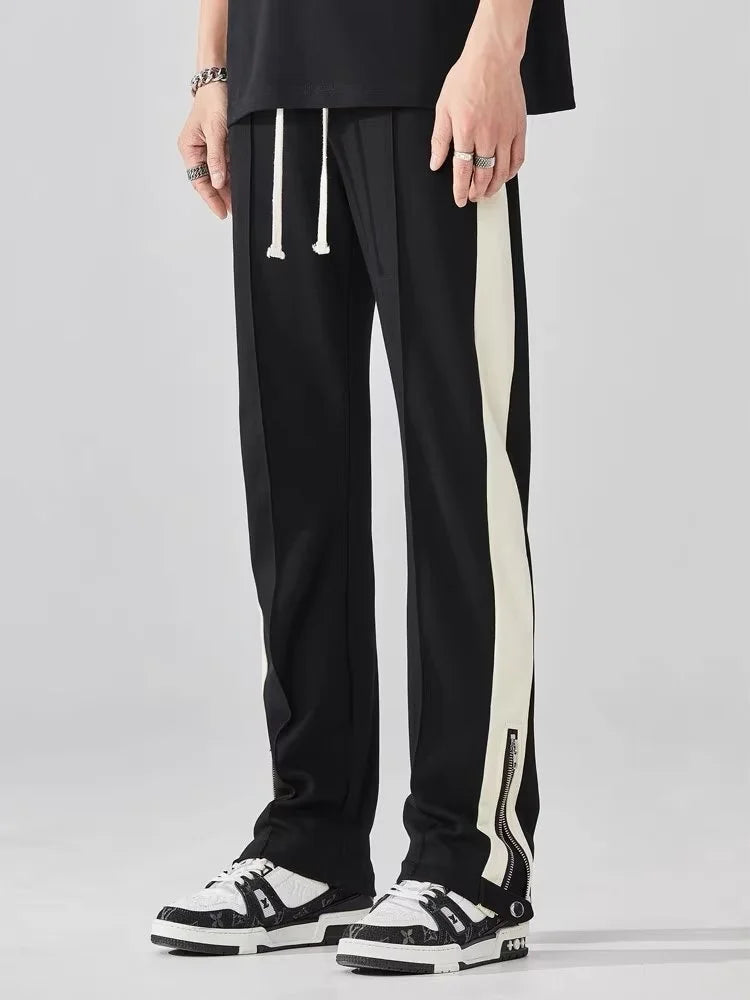 Cotton blend trousers