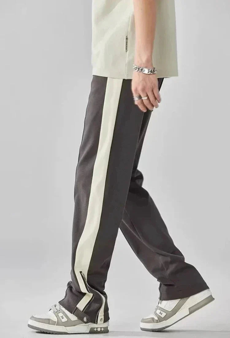 Cotton blend trousers