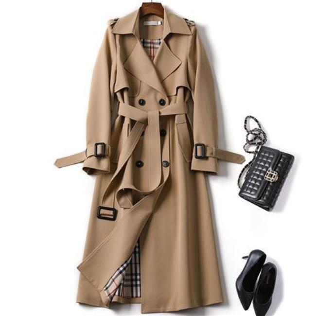 Women - Stylish Trench Coat - Elegant Design & Versatile Fit - Perfect for Any Occasion