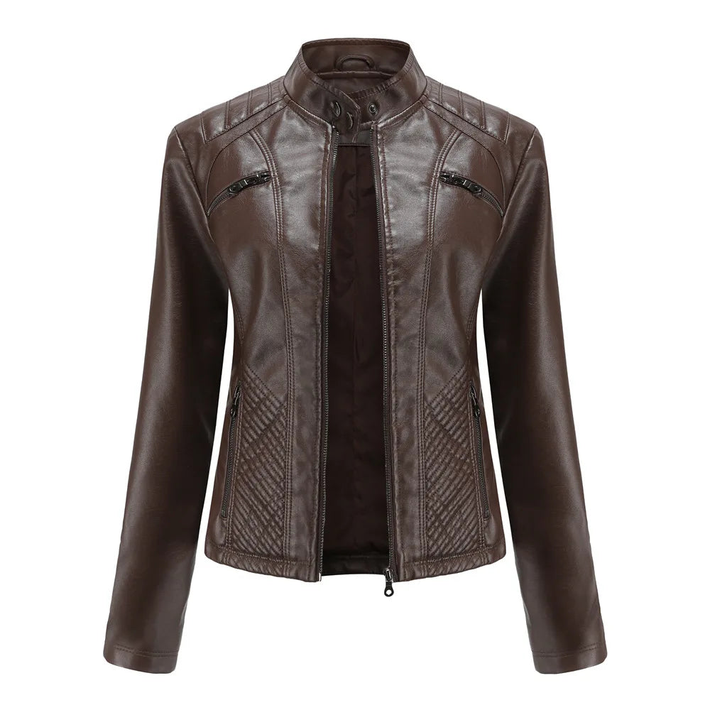 Fashionable Leather Jacket For Women