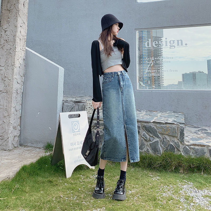 Ingenious denim skirt