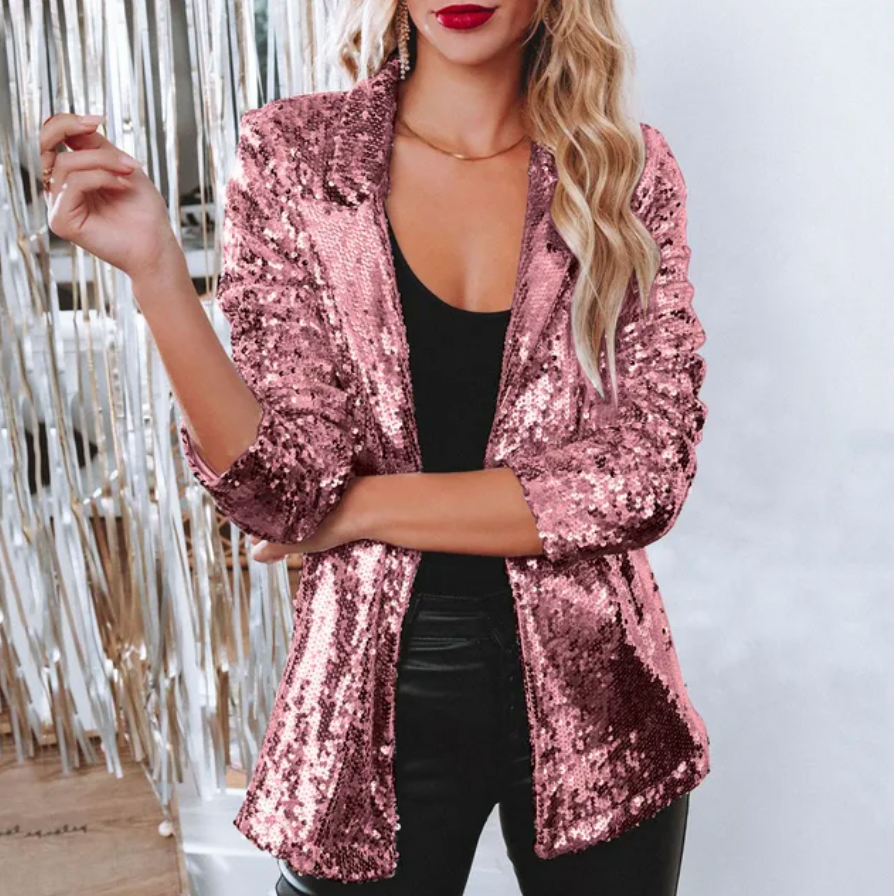 Blazer With Sequins