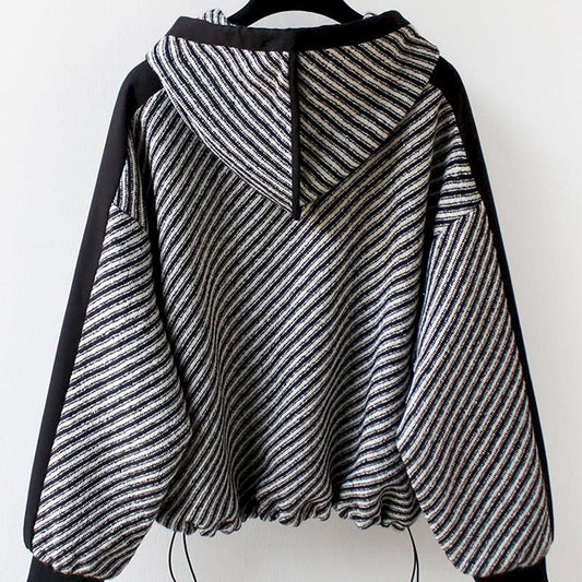 Striped hoodie