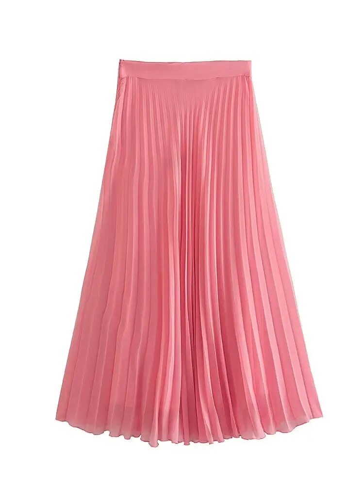 Elegant summer skirt in vintage style