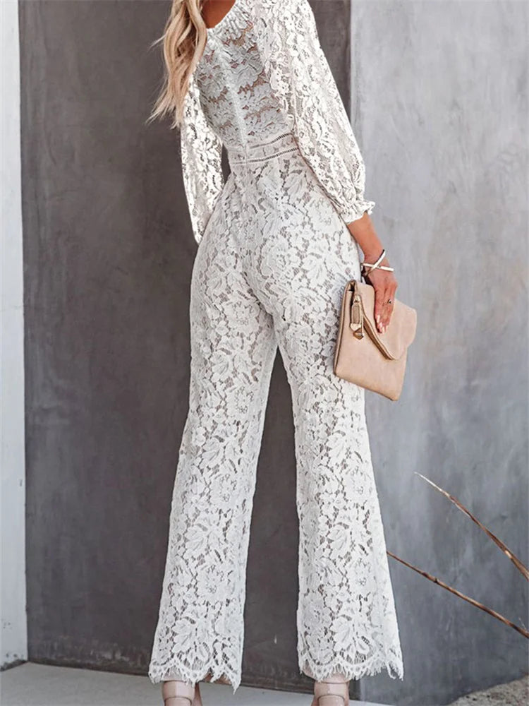 Elegant lace jumpsuits