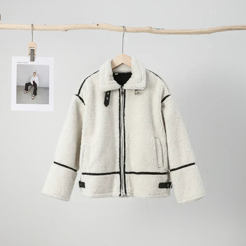 Casual Lambswool Jacket