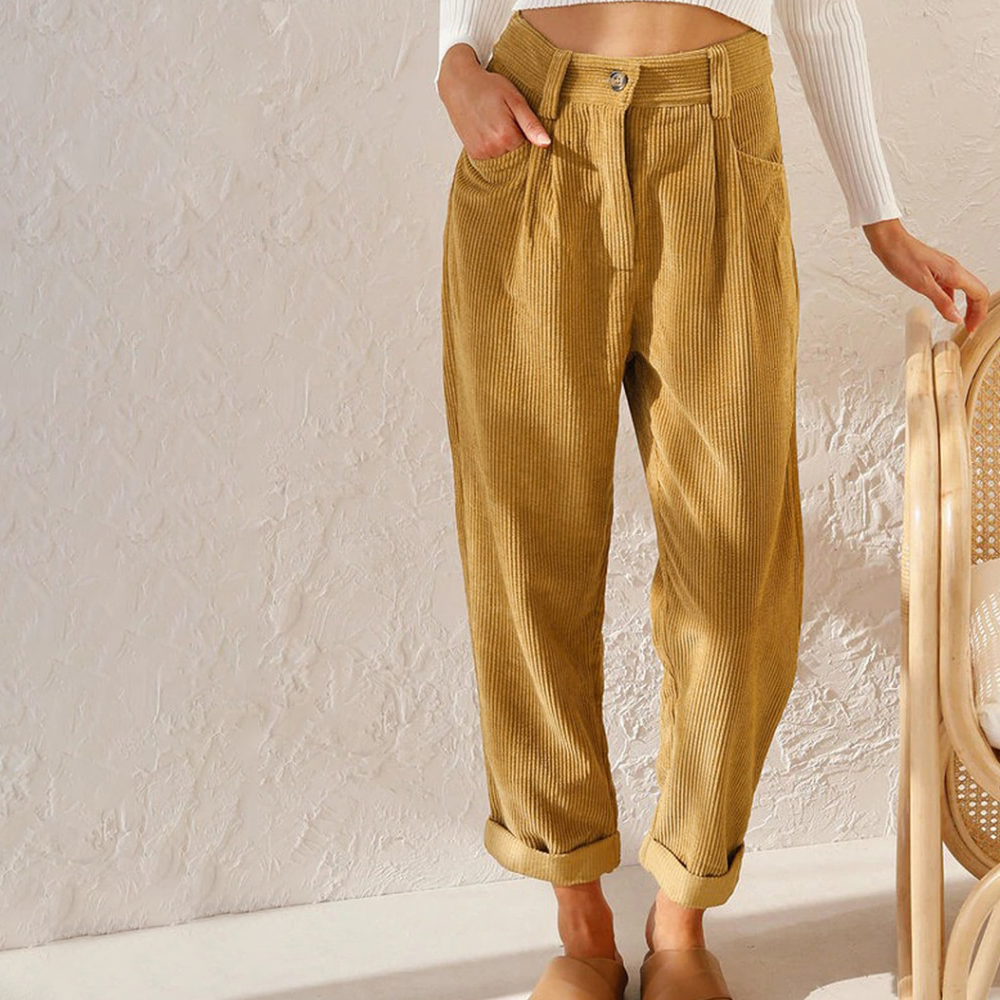 Corduroy trousers