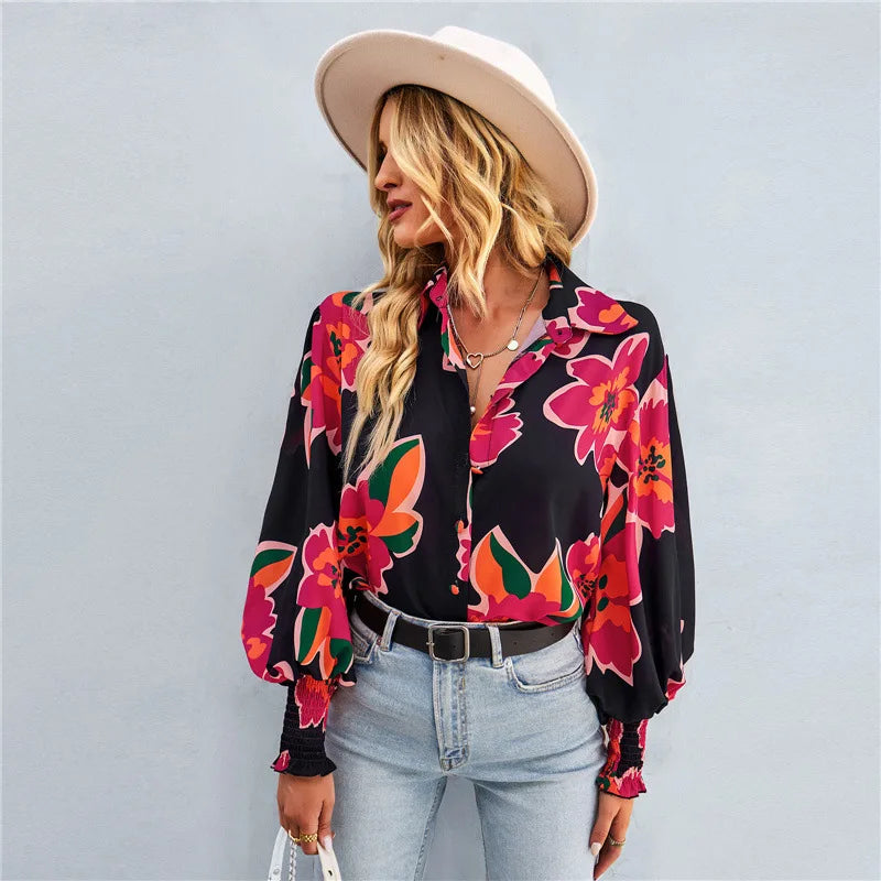 Chic blouse with front knot