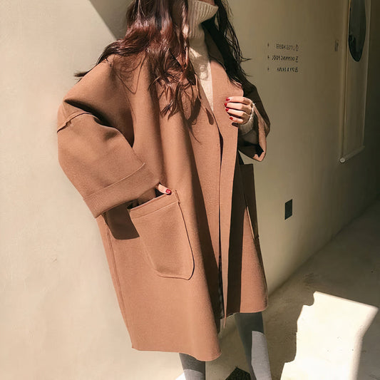 Wool trench coat