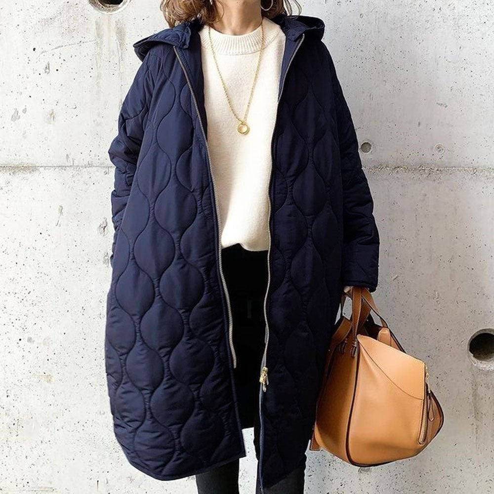 Grid Hooded Winter Warrior Parkas Coat