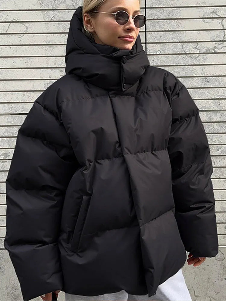 Stylish oversized hood