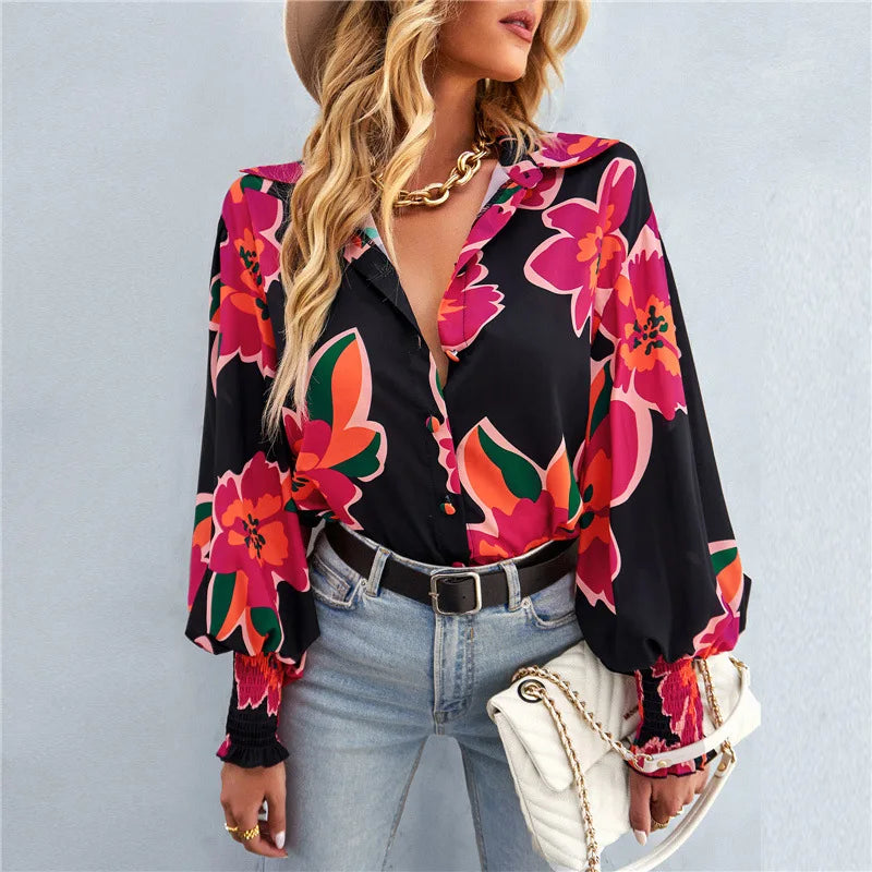 Chic blouse with front knot