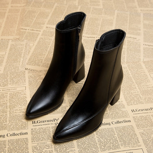 Women's ankle boots in style slim silhouette for timeless elegance