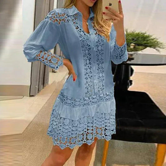 Elegant mini lace dress